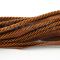 Sznurek ozdobny z wypustką 6 mm brązowy KM12206