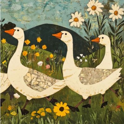 Tkanina WIELKANOC 06 Soft Velvet Panel Poduszkowy