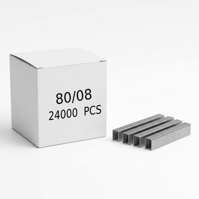 Zszywki Tapicerskie 80/08 – 8mm, op. 24 000 szt. Zszywki Tapicerskie 80/08 – 8mm, op. 24 000 szt.